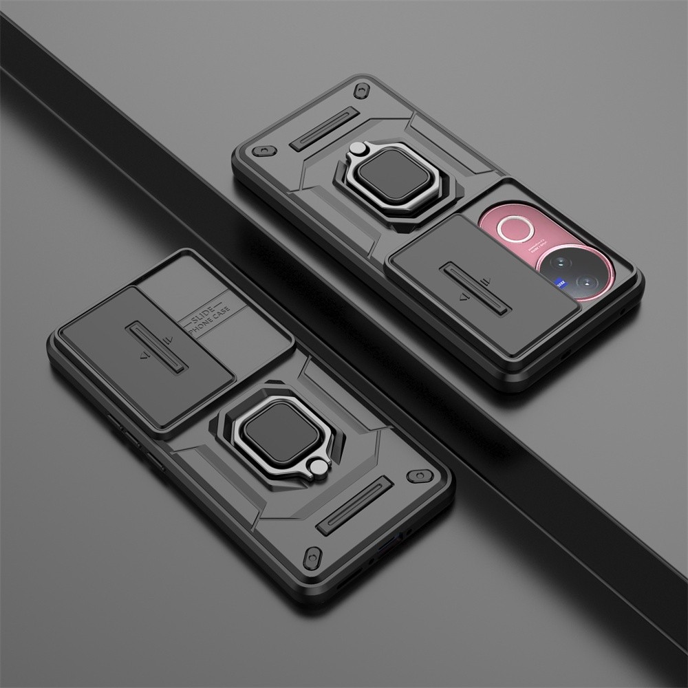 Penutup Slide Kamera untuk VIVO V50 5G Stiker Mobil Holder Pelindung Kamera Anti Guncangan Hard Case