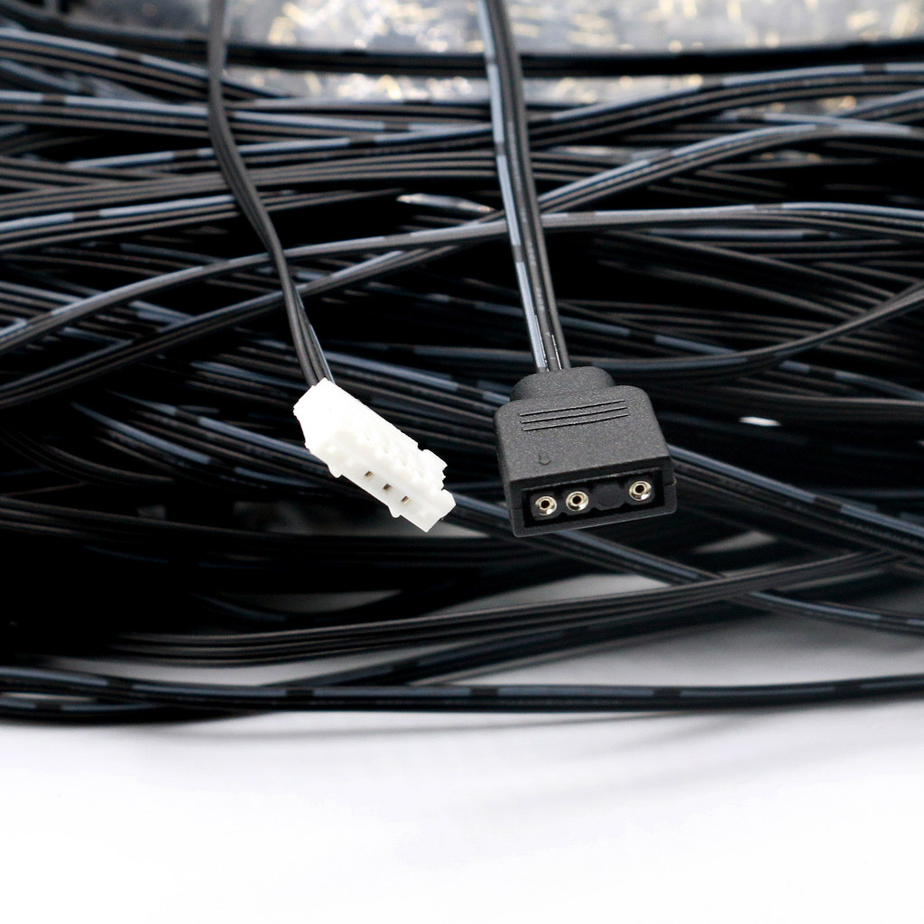 5V ARGB 3Pin to 4Pin 6Pin For Coolmoon Cool Moon Fan Controller Adapter Cable 5V 3-pin To 6pin/ 4pin