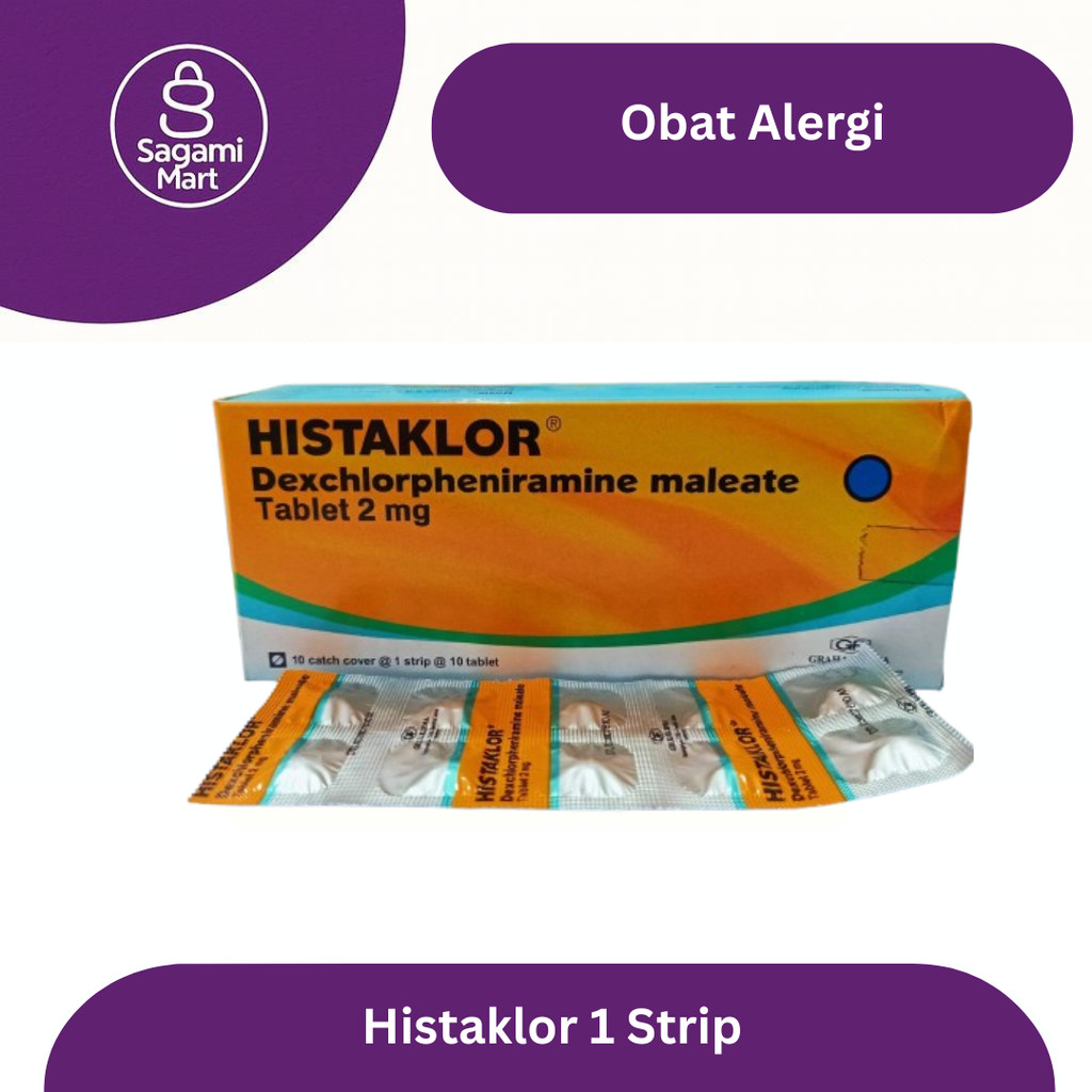Histaklor Tablet 1 Strip (10 Tablet) – Obat Alergi & Gatal-gatal