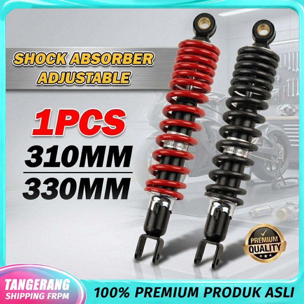 Shockbreaker 310MM 330MM Belakang Motor Matic Shock Motor Adjustable Empuk Nyaman / Shockbreaker Uni