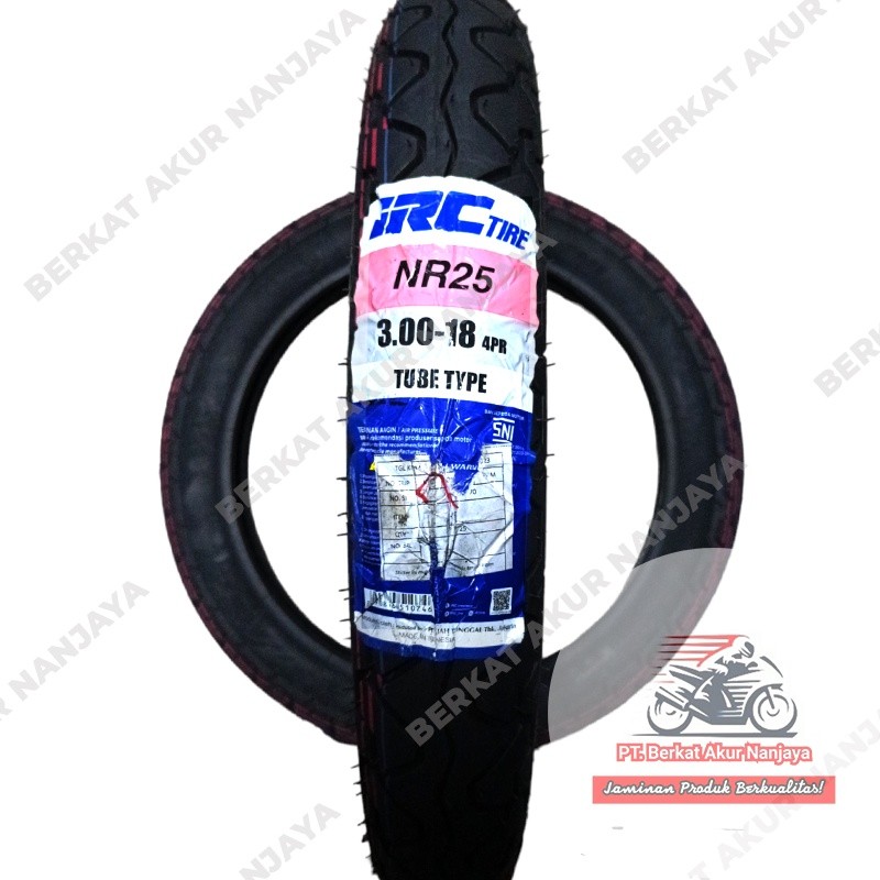 ban motor IRC NR25 300-18 Ban Motor ring 18 Tiger - Scorpio - Thunder 125 - RX King Non Tubeless (TT