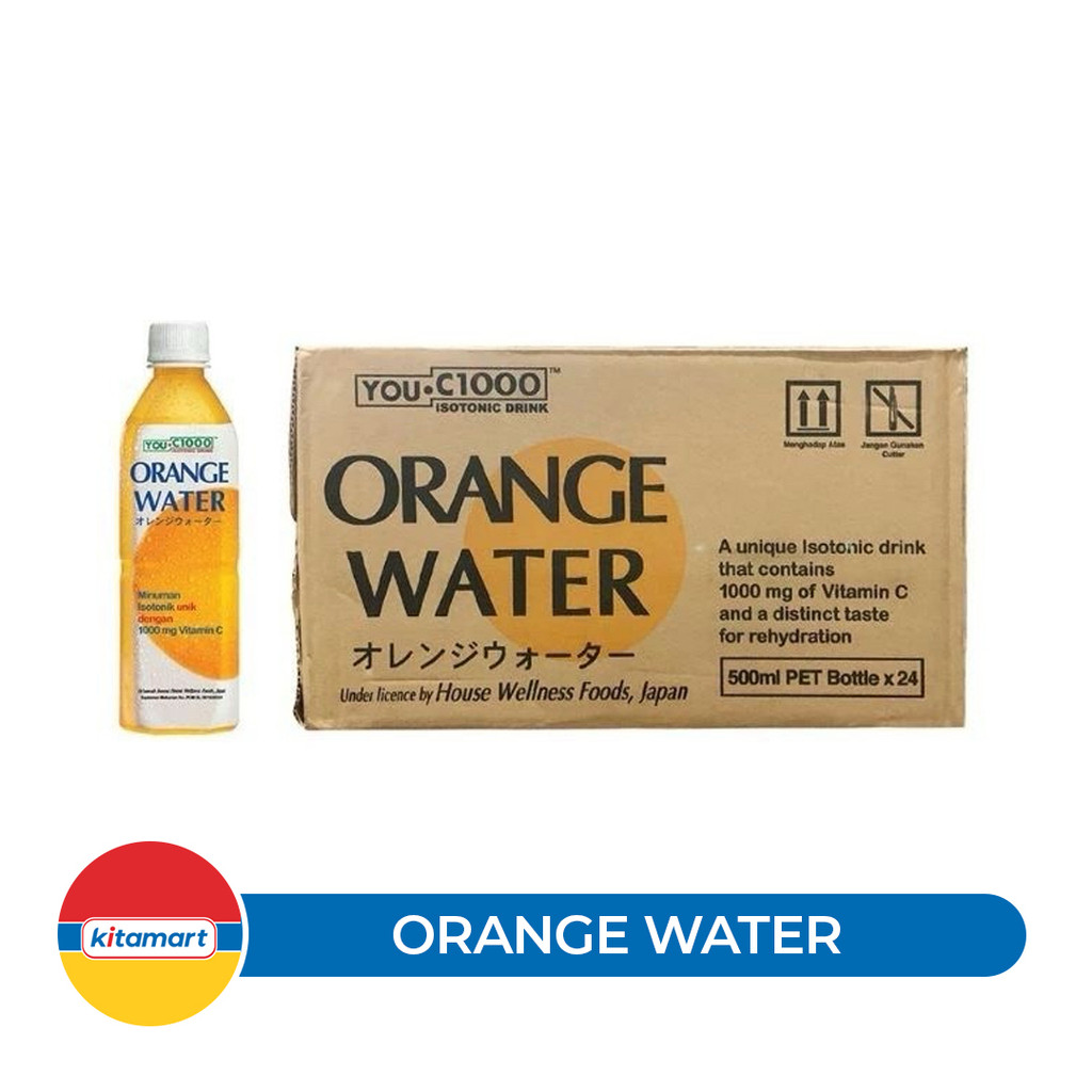 You C 1000 Orange Water 500ml 1 karton