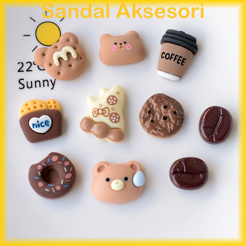 Hot Pin Sandal Charm Huruf Alfabet Gesper Sepatu Sandal Pin Charms Motif Mainan Lucu Baru  Lubang Ka