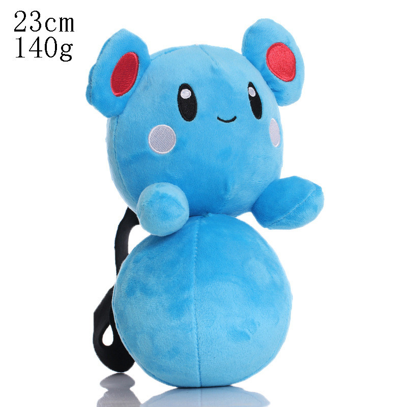 Pokemon Gengar Starmie Koffing Plushies Doll Pikau Plusle Minun Milotic Spheal Marill Latias Banette