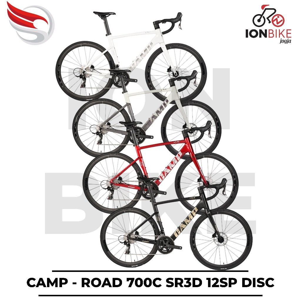 NEW Roadbike Camp SR3D 700c Discbrake Alloy 12 Speed Hydraulic Road Bike Sepeda Balap 700