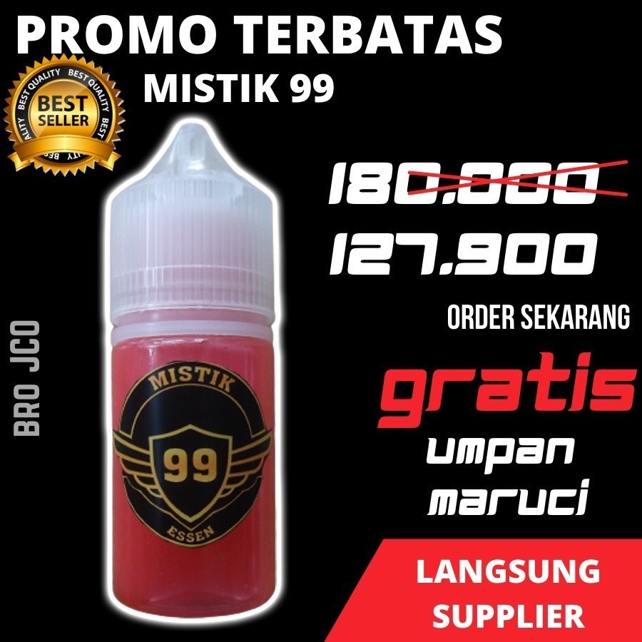Essen Mistik 99 Essens Premium Essence Esen Umpan Pancing Ikan Mas Patin Nila Bawal Babon Indukan