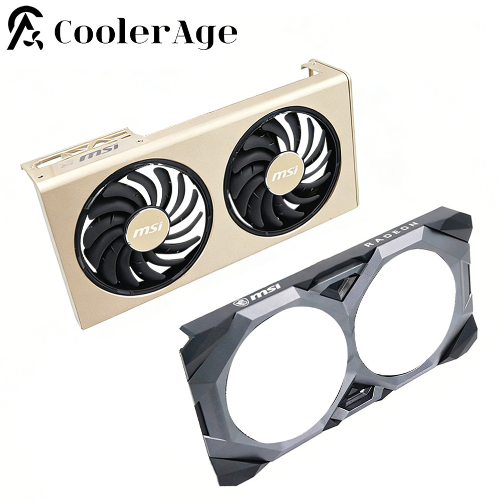 For MSI RX 5700 5700XT EVOKE Graphics Card Fan with Shell / 5600XT 5700 5700XT ME Video Card Shell