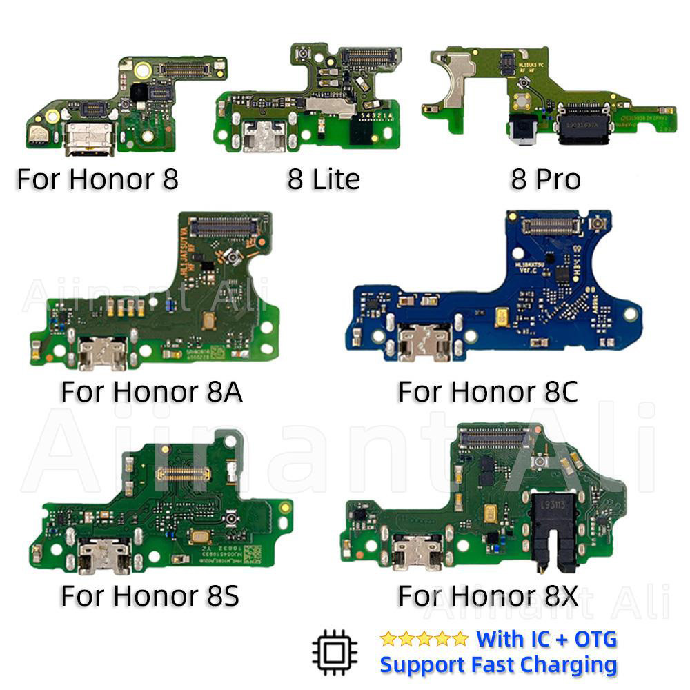 Papan Pengisi Daya USB Dock Konektor Port Pengisian Kabel Fleksibel Untuk Huawei Honor 8 Lite Pro 8A