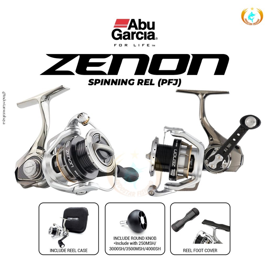 Indostar Surabaya Abu Garcia Reel Pancing Spinning  ZENON Mancing Kolam Saltwater