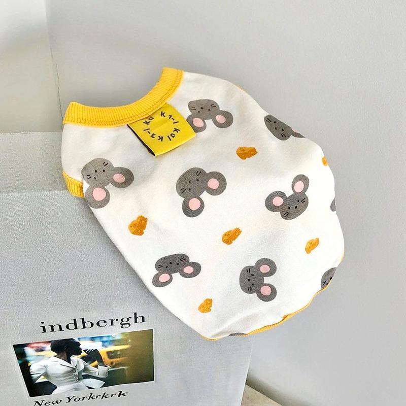 Pakaian anjing Bichon Frise baru untuk Teddy, anjing kecil.