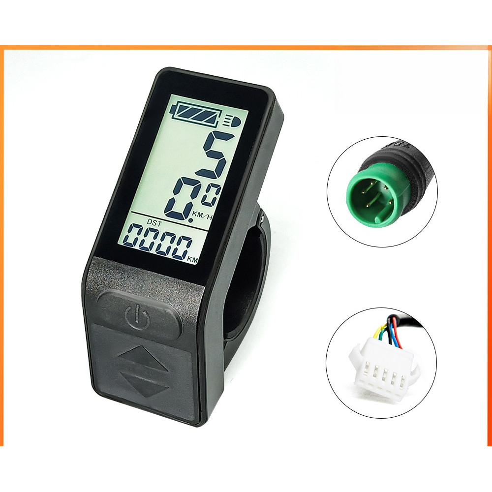 Ebike Display KT LCD4 Smart 24V 36V 48V Ebike LCD led SM/Waterproof Plug Display For Electric Bicycl
