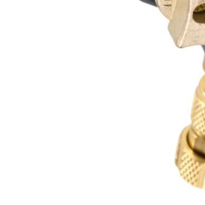 1/4 Inch Valve Core Removal Tool Dual Valve With Sight Glass For HVAC Tools Vacuum-Rated Valve Core 