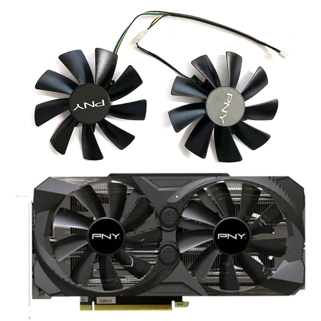New 100MM 4PIN RTX3070 GPU fan for PNY GEFORCE RTX 3070 8GB Revolt Dual Fan LHR 51Risc RTX 3070 8GB 