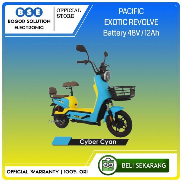 PROMO BIG SALE Selis Exotic Revolve Sepeda Listrik Pacifc Revolve Cyber Cyan [ORI]