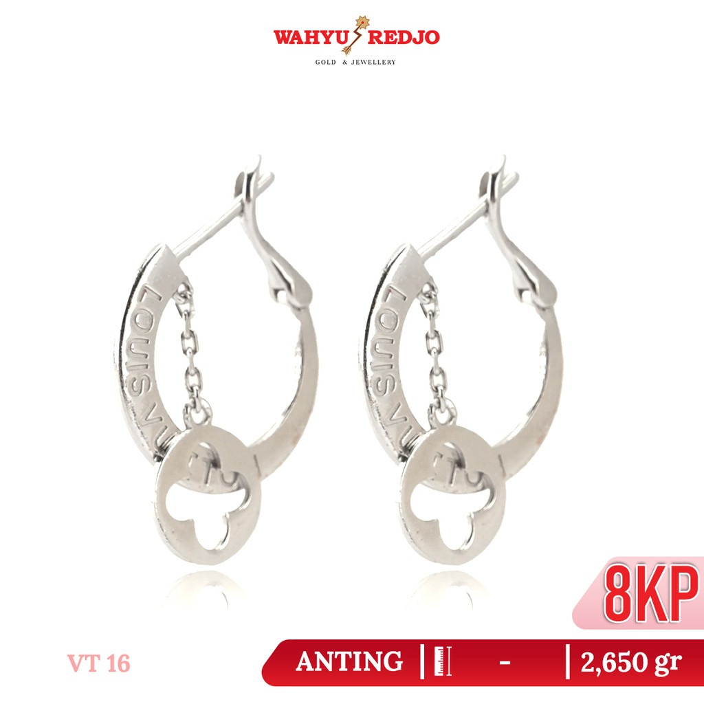 Anting-Anting Klep Emas Putih 8KP Wahyu Redjo AN-8KP-31633688