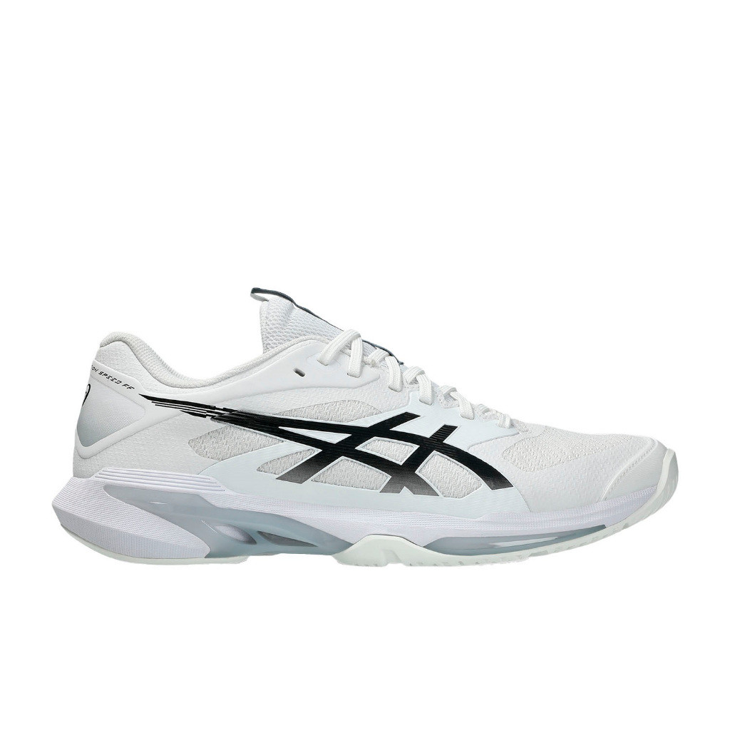 Sepatu Tenis Padel Pria Asics Solution Speed FF 4 White Black Original 1041A532.100