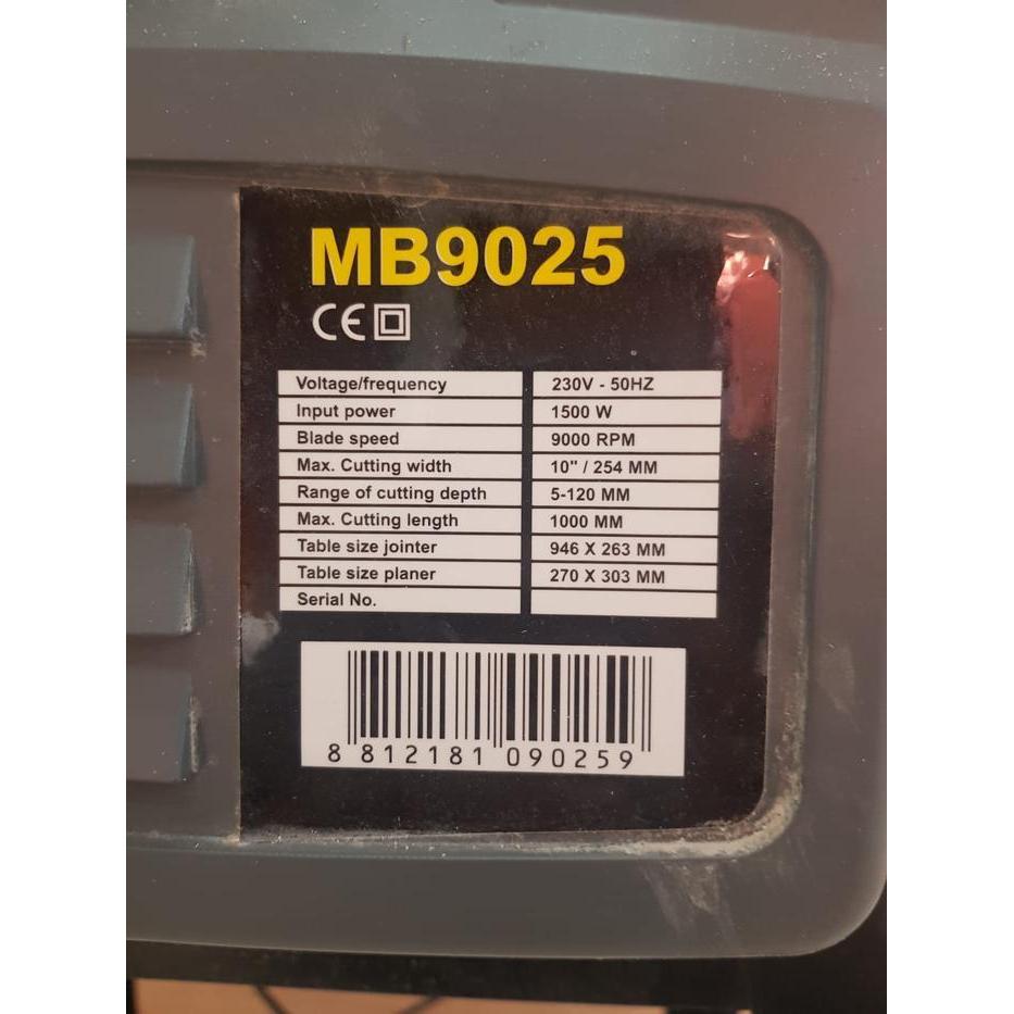 Aldo 9025 Mesin Auto Planer  Jointer/ Mesin Serut Kayu Merk Berkualitas