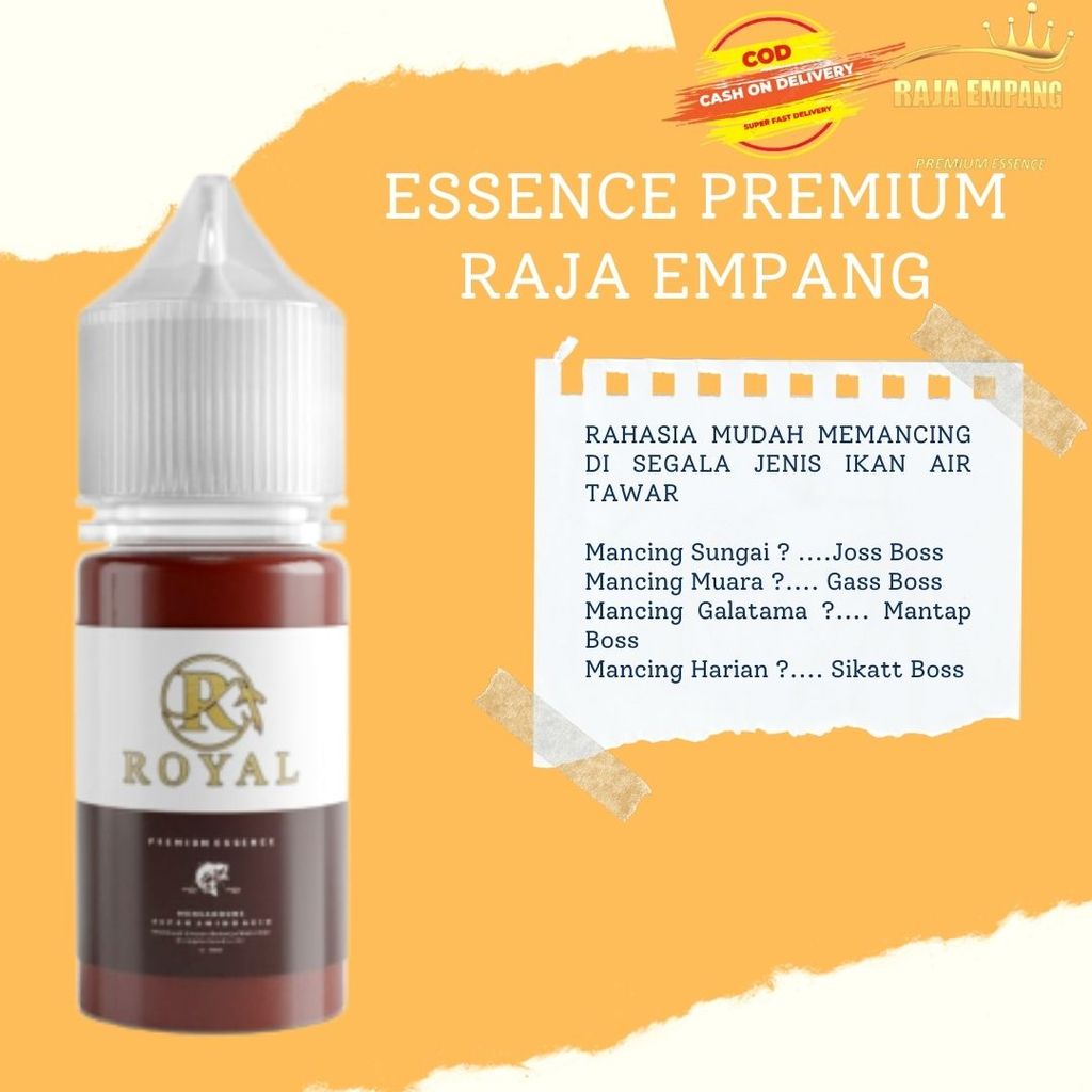 Essen premium royal AROMA CABE MELATI SEREH essen ikan mas paling bagus buat lomba,essen ikan mas pa