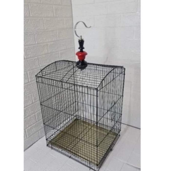 Sangkar Kandang KOTAK BESI NO 2 burung jalak, cucak ijo , beo, kacer - sangkar no 2