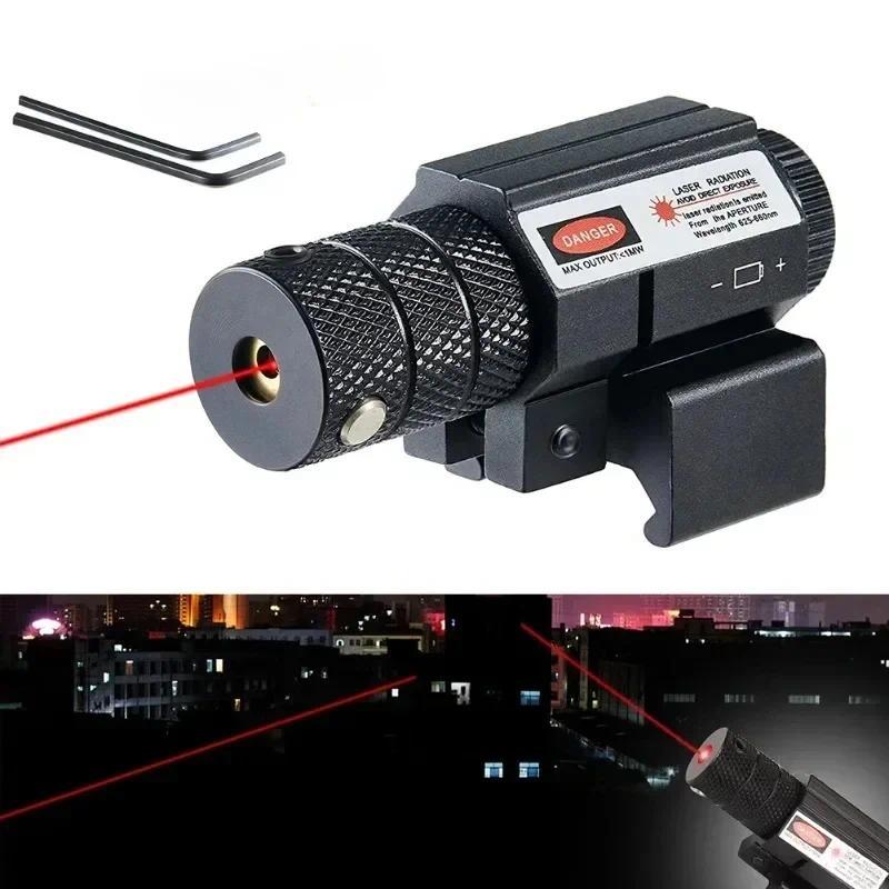 Airsoft Airguns Mini Red Dot Laser Sight Adjustable 11mm/20mm Rail Mount Hunting AR15 M4 M16 Glock R
