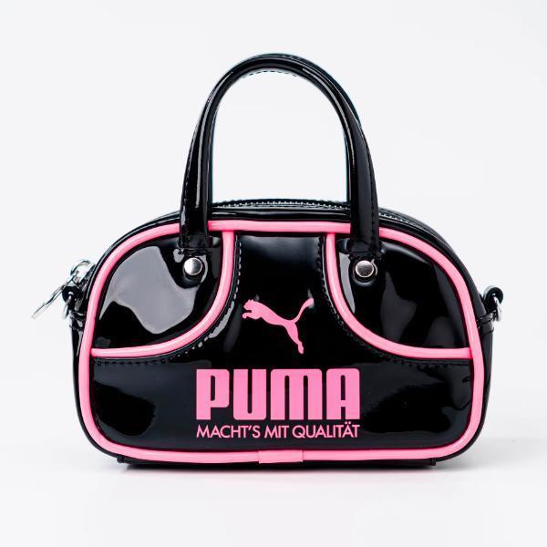 Puma Tas Selempang Wanita PUMA 1976 Micro Grip Bag Warna PUMA Black-Posie Pink - 091824 07, Tas Keci