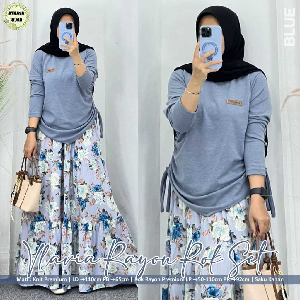 2512     VLAVIA RAYON ROK SET by ATHAYA