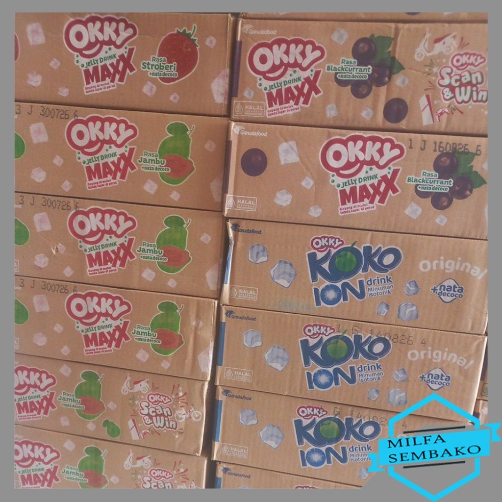 HS744 Okky Jelly Drink Big Maxx 24 x 220 ml 1 DUS