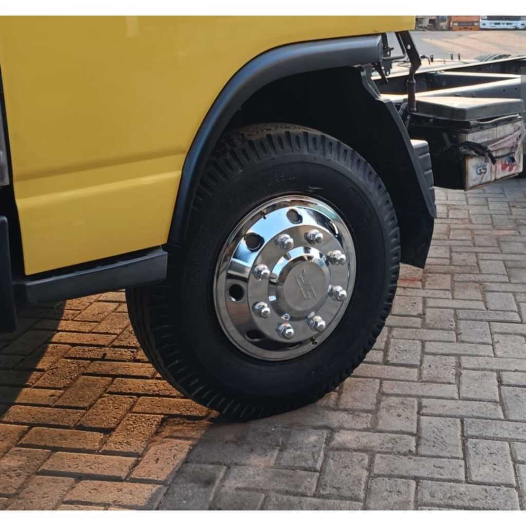 Wildop Truk Ring 16 SR Pariwisata Plat Crom 1Set