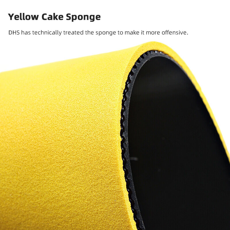Original DHS Gold Arc 8 Table Tennis Rubber Non-tacky Yellow Cake Sponge GoldArc 8 Ping Pong Rubber 