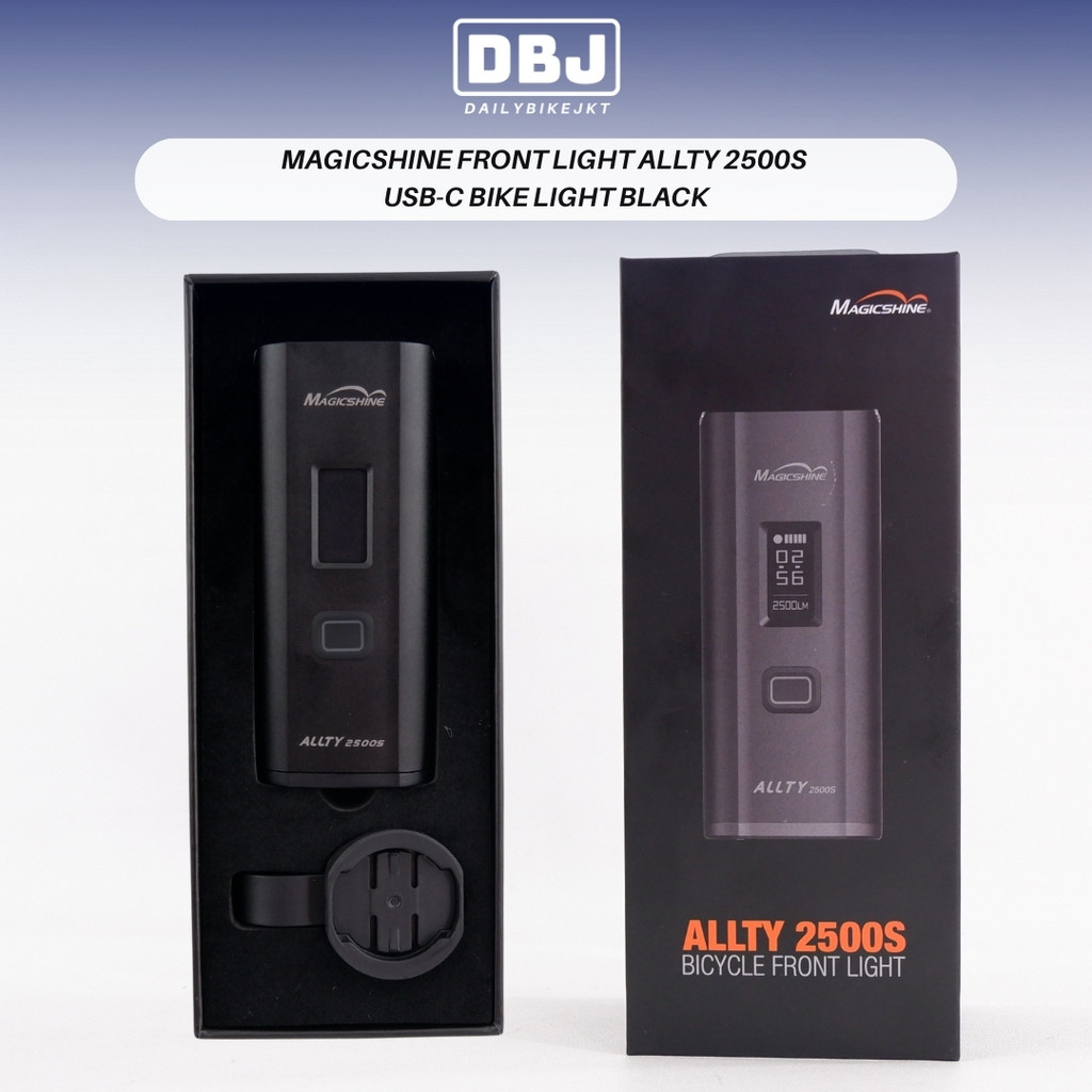 Magicshine Front Light ALLTY 2500S USB-C Bike Light Black | Lampu Sepeda 2500 Lumen