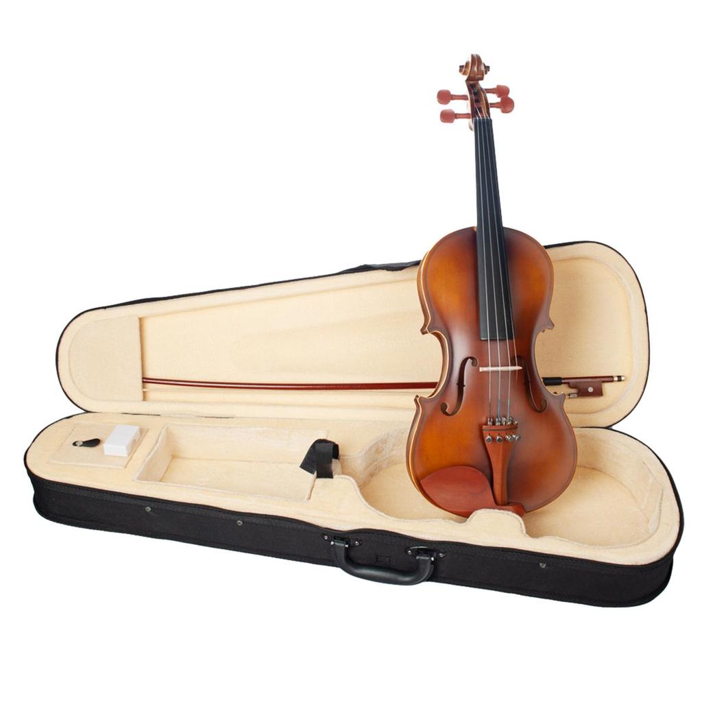 Acoustic Violin set four/4 Violin for Beginners with Hard Case,