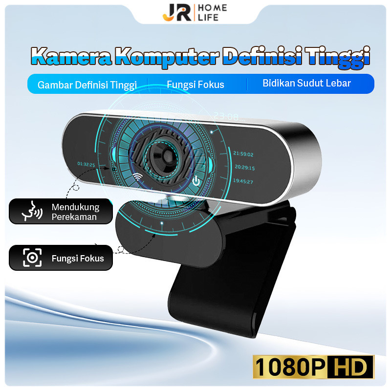 (mahalani01) Webcam PC 1080P full HD with Mic USB Kamera/Camera Webcast Live Zoom Meeting Web Cam PC