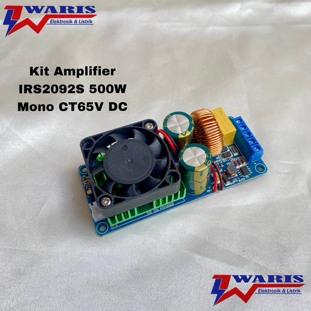 Kit Digital Amplifier IRS2092S 500W Mono + Kipas