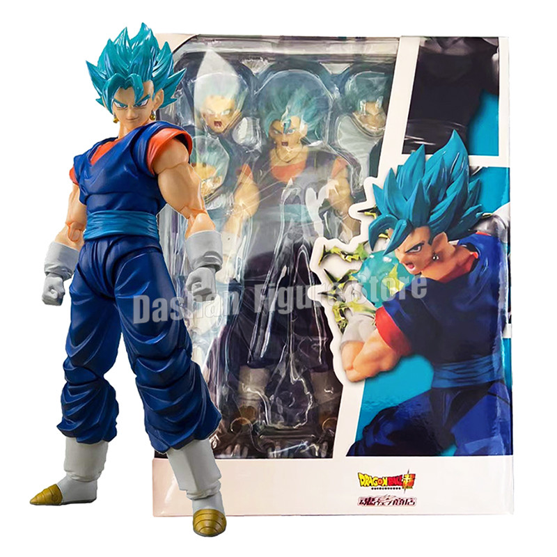 Shf Dragon Ball Z Figures Super Saiyan God Vegetto Action Figure Model Collection Anime DBZ Vegeta S