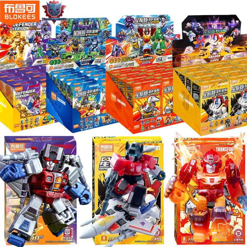 BLOKEES Transformers Y Toy ONE Optimus Prime Megatron Hot Rod Shockwave Skywarp Grimlock Soundwave A