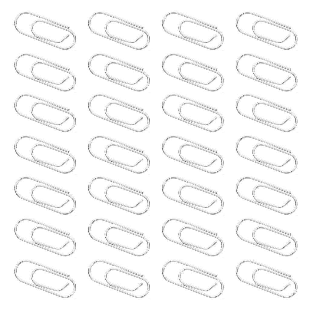 200Pcs Metal Mini Small Paper Clips 0.59 In Tiny Office Document Paperclips Organizer Paper Fastener