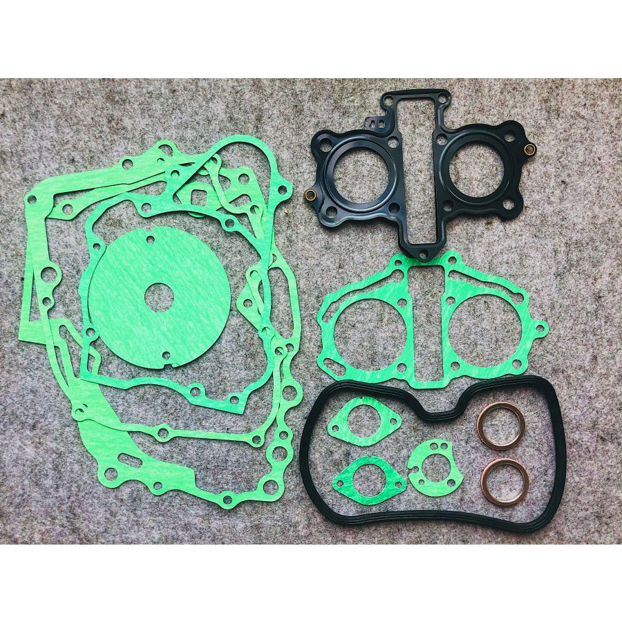 Motorcycle Engine Full Gasket For Honda CB 125 T T2 TB Twin 1978-1982 Head Base Gasket For Jinlun Te