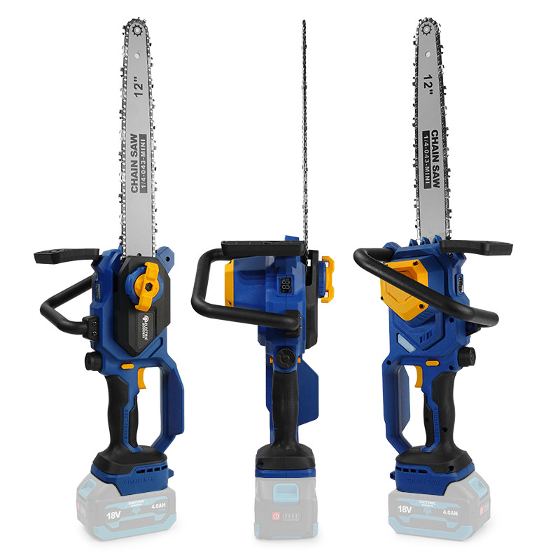 Electric Goddess Brushless 12in Electric Chain Saw Cordless Handheld Woodworking Saw Power Tool For 