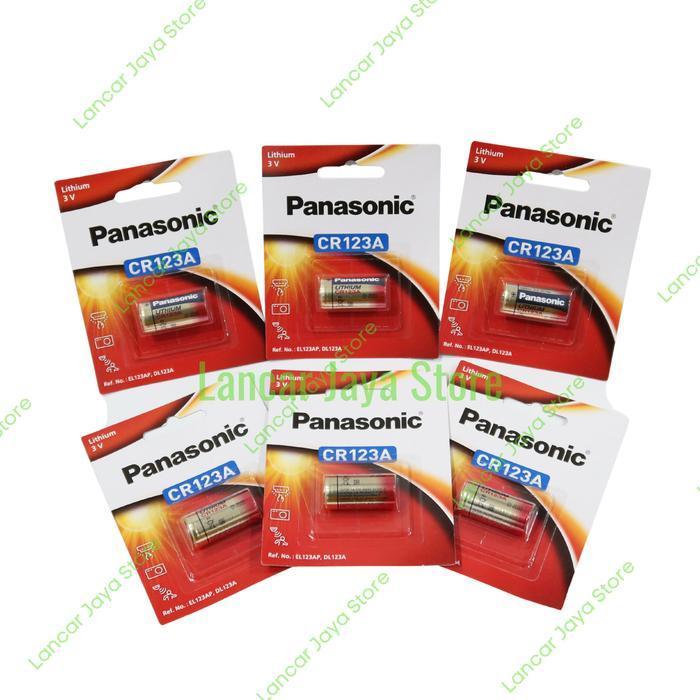 Baterai Panasonic CR123A ORIGINAL 100% Lithium