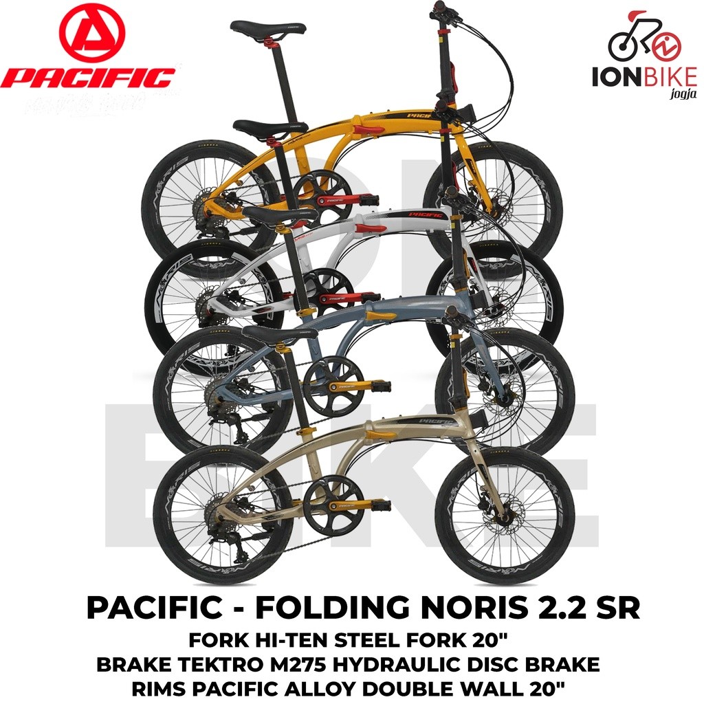 Sepeda Lipat 20 Pacific Noris 2.2 Harga Promo Terbaru 9 Speed Alloy Murah Termurah Alloy Awet Seli F