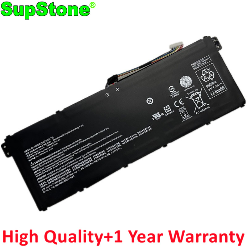 SupStone AP19B8M Laptop Battery For Acer romebook CB515-1WT CB317 CP514 CP713,Swift 3 SF314-59,Trave