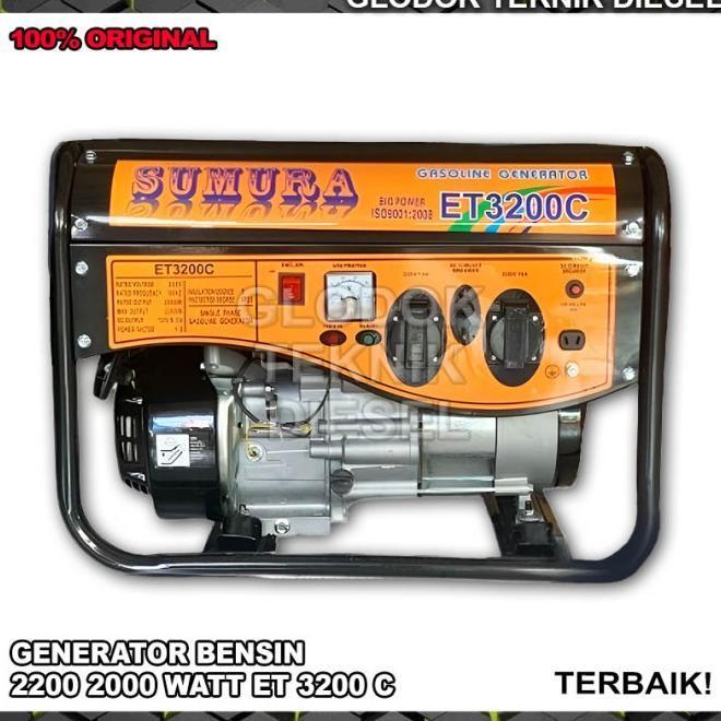 Ready Stock Genset Jenset Generator Pembangkit Listrik Gasoline Engine Bensin Portable 2000 1800 W W