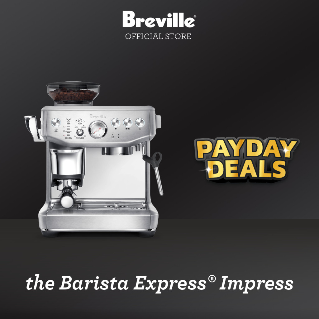 Breville the Barista Express Impress - Mesin Kopi Espresso Otomatis