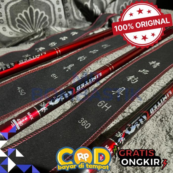 joran pancing tegek 360, 450, 540 X cross Limited - X cross Limited 360 -bomb