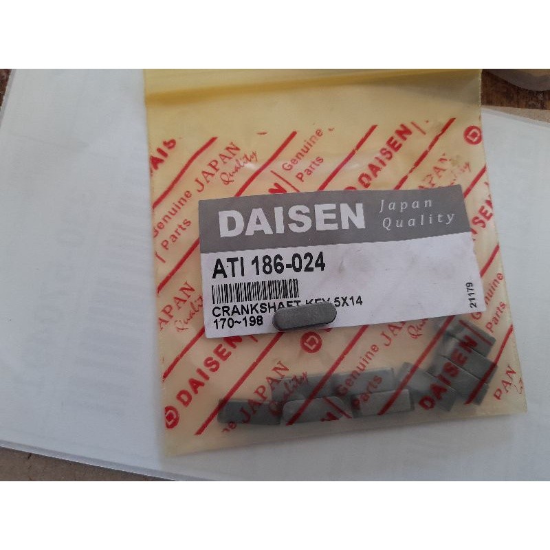 crankshaft key 5x14 170f to 198f diesel enginesold per piece