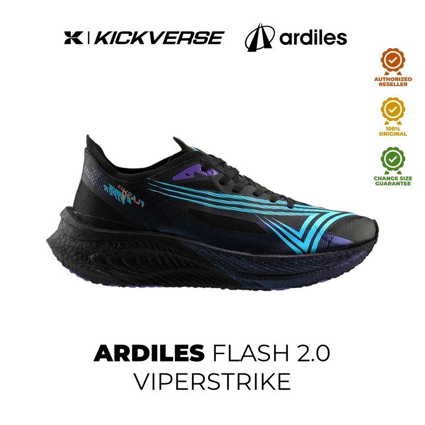 Sepatu Ardiles Flash 2.0 Viperstrike Sepatu Lari Sport Sepatu Running Olahraga Pria Wanita Original
