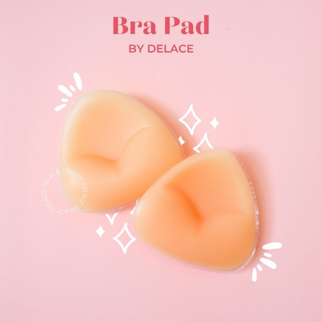 WIDHISTORE NIPPIE BRA PAD Delace Silicone Bra Pads Push Up Padding