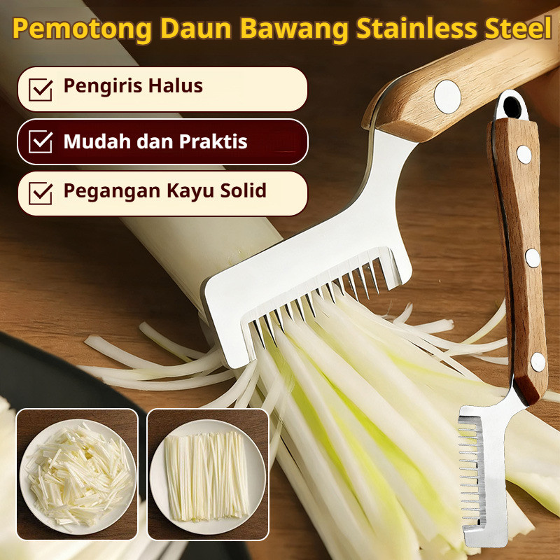 Hasil Serutan Super Tipis Instan  Alat Pemotong Bawang Merah Stainless Steel Multifungsi Alat Serut 