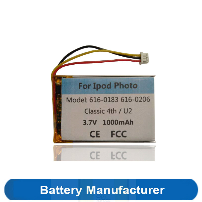Original 1000mAh 6160183 6160206 Battery For Apple Ipod Photo U2 A1059 Classic 4th 4 PE435A Gen A109