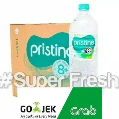 Pristine water 1500ml x 12 botol + air minum pristine + air alkali